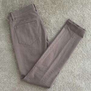 Women's Ann Taylor The Skinny Modern Fit Size 4 Jeans Taupe